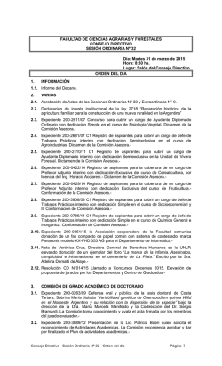 Martes 31 de marzo de 2015 Hora: 8:3
