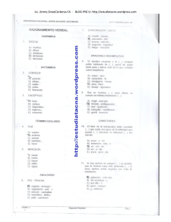 Lic. Jimmy SinoeCàrdenas Ch. - BLOG PRE