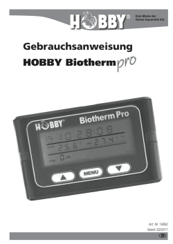 Instrucciones de uso / Biotherm pro