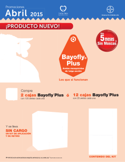 Abril 2015 - Bayer Sanidad Animal México