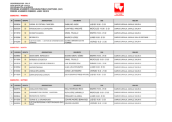 horario - Sede Norte del Cauca