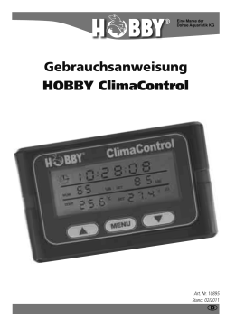 Instrucciones de uso / ClimaControl