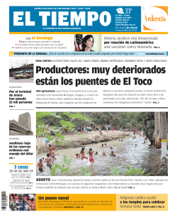 Productores: muy deteriorados están los puentes de El