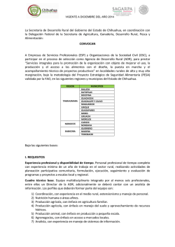 I. REQUISITOS - Gobierno del Estado de Chihuahua