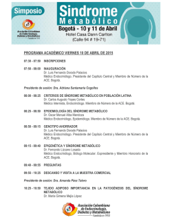 Programa con imagen - Asociaci&oacute;n Colombiana de Endocrinolog&iacute;a