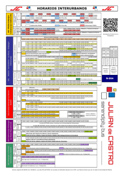 HORARIOS JdC 2014-2015