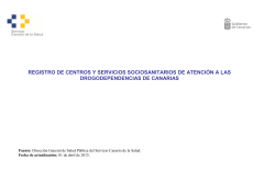 Centros y Servicios - Gobierno de Canarias