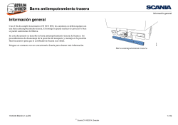 Barra antiempotramiento trasera Información general - TIL
