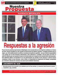 Nuestra Propuesta - Partido Comunista de la Argentina