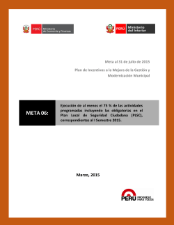 META06: - Ministerio de Economía y Finanzas