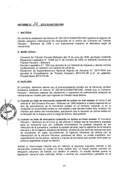 informe n&deg; 026-2015