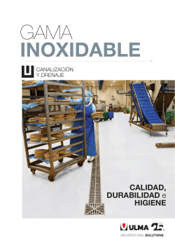 GAMA INOXIDABLE - ULMA Architectural Solutions
