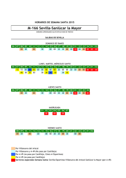 M-166 Sanl&uacute;car la Mayor-Villanueva del Ariscal