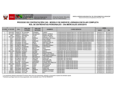 rol de entrevistas