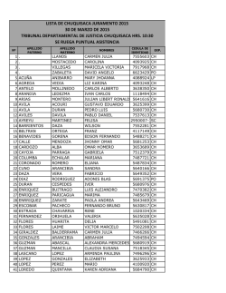 lista completa de abogados habilitados para el juramento en el