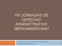 Claudia Viana - VIII Jornadas de Derecho Administrativo