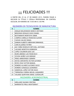 Título y Cédula
