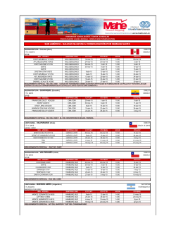 itinerarios en PDF
