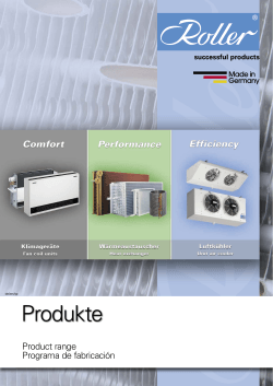 Produkte - Walter Roller GmbH & Co