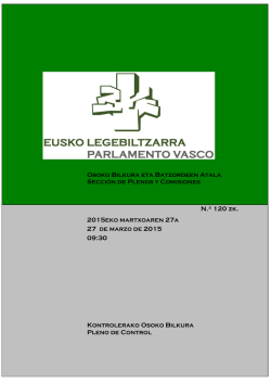 Osoko Bilkura eta Batzordeen Atala Sección de Plenos y