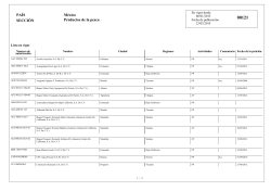 PAÍS SECCIÓN México Productos de la pesca