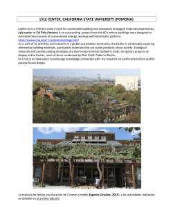 LYLE CENTER. CALIFORNIA STATE UNIVERSITY (POMONA)