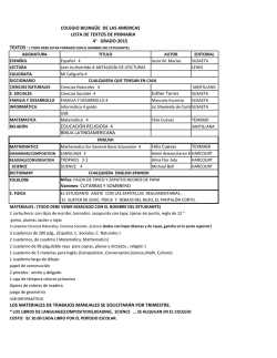 Grado 4 - Bienvenido al Colegio Biling&uuml;e de Las Am&eacute;ricas