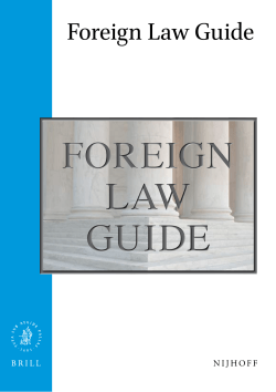 foreign law guide foreign law guide