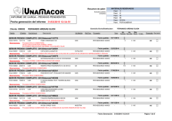 INFORME DE CARGA - PEDIDOS PENDIENTES