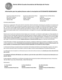 Distrito 209 de Escuelas Secundarias del Municipio de Proviso