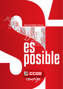 programa electoral - Federación de Sanidad y Sectores