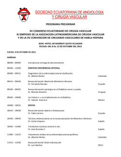 Descargar Programa - Convención de cirujanos vasculares de