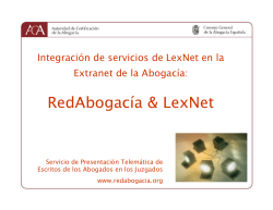 Curso LexNet - Ilustre Colegio de Abogados de Valencia