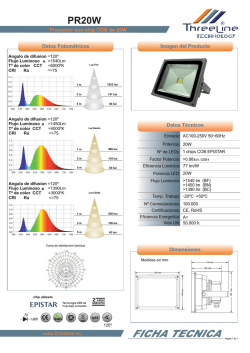 Ficha Tecnica PR20W editable.cdr