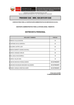 024 resultado entrevista personal