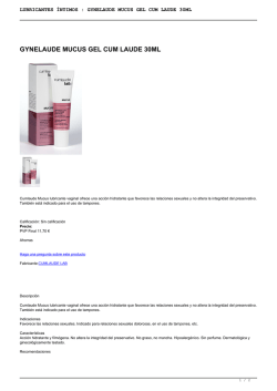 gynelaude mucus gel cum laude 30ml