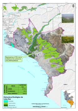 Estructura Ecológica de Lima Sur