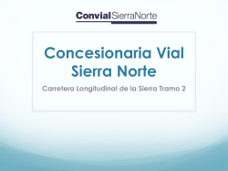 Concesionaria Vial Sierra Norte SA