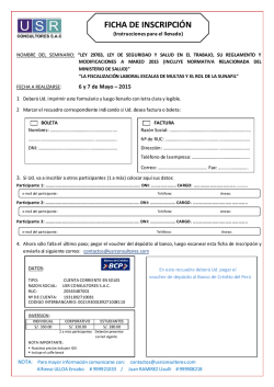 FICHA DE INSCRIPCI&Oacute;N