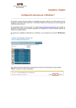 Guia d`autoconfiguració d`eduroam per Windows 7