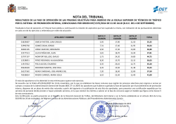 NOTAS 3º EJERCICIO Y NOTA FINAL