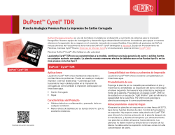 DuPont™ Cyrel® TDR