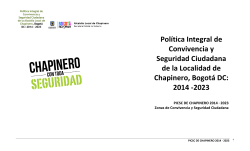 PICSC Chapinero 2014 · 2023