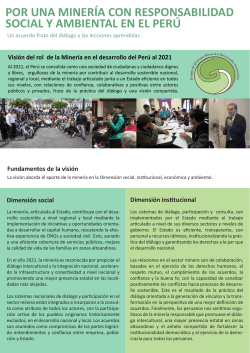 Visi&oacute;n Miner&iacute;a 2021 - Grupo de Di&aacute;logo, Miner&iacute;a y Desarrollo