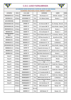 Horarios - Cd