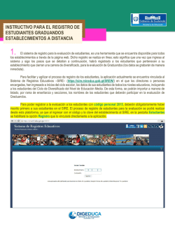 instructivo para el registro de estudiantes graduandos
