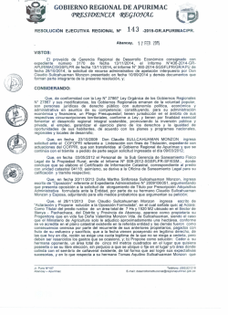 GOBIERNO REGIONAL DE APURIMAC