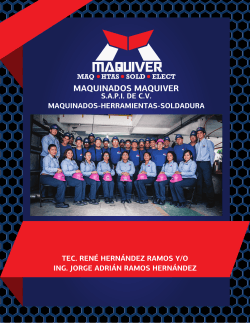 Descarga CV Maquiver - Maquinados Industriales en Veracruz