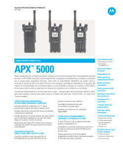 APX™ 5000 - Motorola Solutions