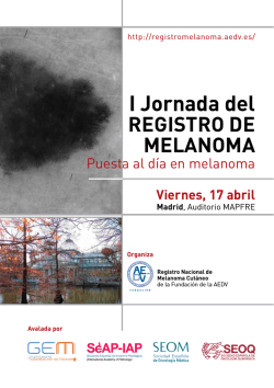 I Jornada del - Sociedad Espa&ntilde;ola de Oncolog&iacute;a M&eacute;dica
